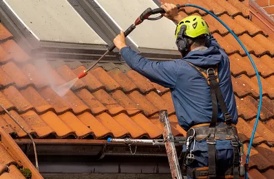 Démoussage et hydrofuge de toiture aux Estables